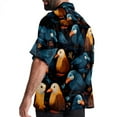 thumbnail image 3 of Platypus Men's Short Sleeve Poplin Button Down Shirts - Casual Printed Summer Beach Tops for Men, 3 of 6