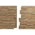 thumbnail image 3 of Ekena Millwork 48 5/8"W x 24 3/4"H x 1 1/4"D Cascade Stacked Stone, EverStone Faux Stone Siding Panel, Iron Mill, 3 of 11