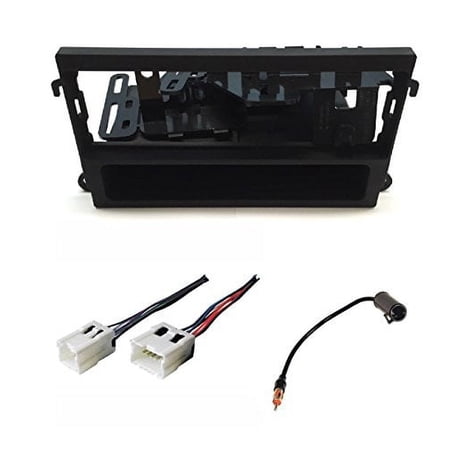 ASC Audio Car Stereo Dash Kit, Wire Harness, and Antenna Adapter for installing a Single Din Radio for Nissan- 1998-2001 Altima, 1995-1999 Sentra, 1995-1998 200SX
