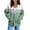 Vert, variante sur Erwazi Sweat à Capuche pour Femmes Décontracté à Cordon Fermeture Éclair Complète Veste à Manches Longues Coupe Décontractée avec Poches