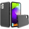 thumbnail image 1 of Kaleidio Case For Samsung Galaxy A52 5G [Metallic Armor] Lightweight Hybrid [Shockproof] 2-Piece Carbon Fiber Accent Cover [Black/Black], 1 of 3