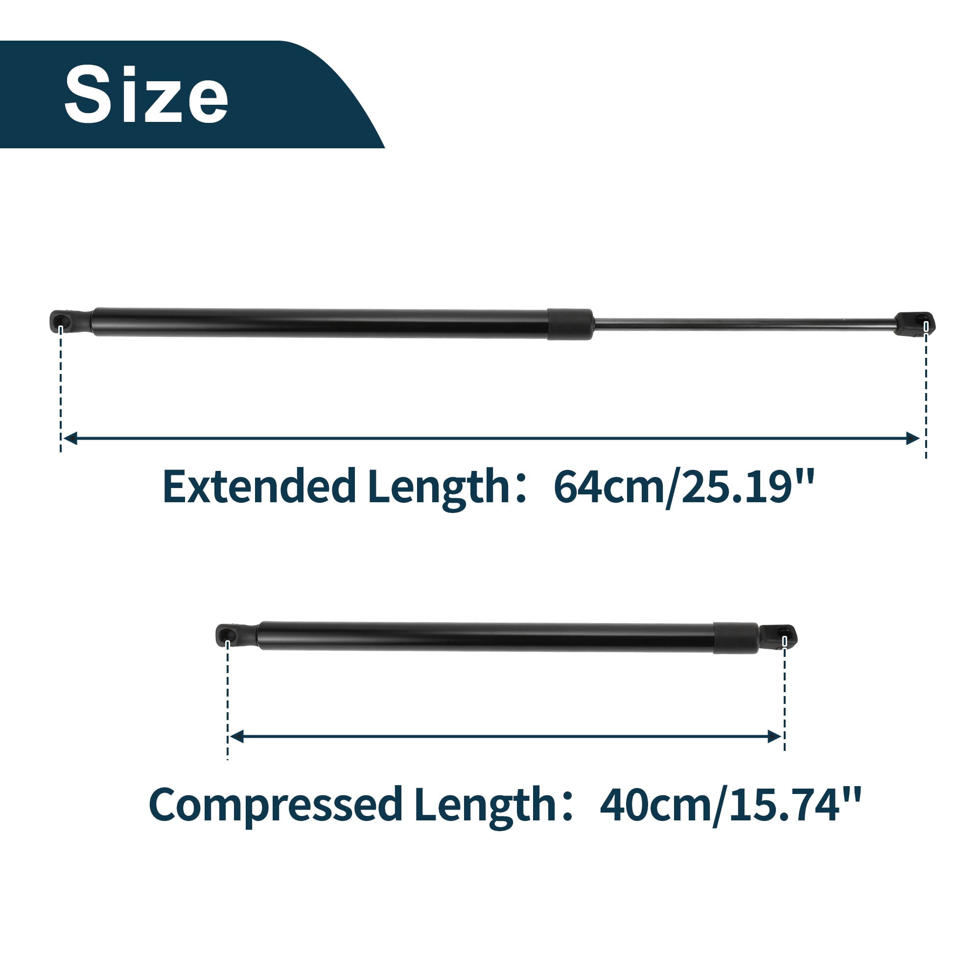 Unique Bargains 2Pcs Rear Hatch Lift Supports for Land Rover Range Rover Sport 2006-2011