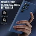 thumbnail image 4 of for Samsung Galaxy S23 Case, Thin Liquid Silicone Case,Shockproof,Slim Thin Phone Case for Samsung Galaxy S23,Full Body Screen Camera Protective Cover-Blue 2-sam s23-02, 4 of 14