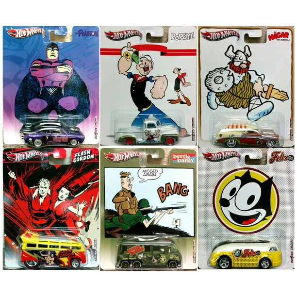 Hot Wheels 1:64 Pop Culture ASSORTMENT C CASE CARTOON 2013 SET Diecast Car ~ Hot Wheels 1:64 Pop Culture ASSORTMENT C CASE CARTOON 2013 SET Diecast Car ~