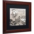 thumbnail image 2 of Trademark Fine Art "Flowering Herbs IV" Canvas Art by Color Bakery Black Matte, Wood Frame, 2 of 4