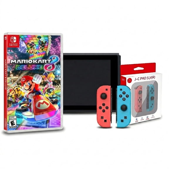 Pre-Owned Nintendo Switch Console - Mario Kart 8 Bundle