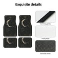 thumbnail image 4 of Vsdgher Abstract Starry Sky Moon Car Foot Mat Set of 4 Pieces Universal Floor Liner Car Accessories Fits Most Cars, Trucks, Vans, sedans, SUV, 4 of 7