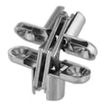 thumbnail image 2 of LHCER Table Hinge,Concealed Hinge,Zinc Alloy Hidden Hinges Invisible Concealed Cross Door Hinge Bearing Silver, 2 of 8