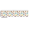 thumbnail image 2 of Ambesonne Butterflies Fabric by the Yard Upholstery, Types of Flies, 3 Yards, Multicolor, 2 of 4