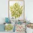 thumbnail image 2 of Designart 'Abstract White Meadow Flowers' Traditional Framed Canvas Wall Art Print, 2 of 5