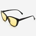 thumbnail image 6 of Night Vision Glasses Anti Glare Night Driving Glasses Yellow Tinted Sunglasses for Men and Women with HD Yellow Glasses for Night Driving Sun Glasses Librarian Gela in Tortoise, 6 of 10