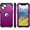 Purple, variant on iPhone 13 Case 6.1", Decase Slim Hybrid Heavy Duty Rugged Defender Armor Cover Shockproof Anti-Scratch 3 In 1 Silicone Bumper Hard PC Back  Case for Apple iPhone 13 6.1", Darkblue