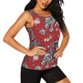 thumbnail image 2 of Balery Dragons2 Camiseta sin mangas estampada ligera para mujer, tops de entrenamiento sin mangas, camisetas de yoga transpirables de secado rápido.-Small, 2 of 7