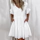 thumbnail image 2 of Mini Vestido de Mujer Con Cuello en V Y Manga Corta Con Estampado Bohemio de Verano Odeerbi  ODB114337, 2 of 9