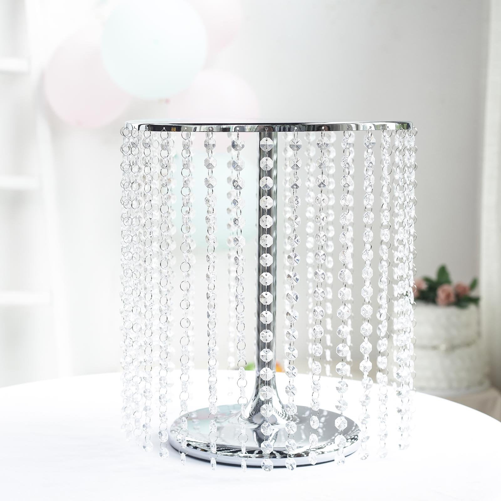 Crystal Single/Tiered Cake Stands - Wholesale Case