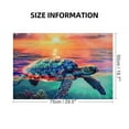 thumbnail image 2 of Shiartex Turtle Ocean Sunset Print Challenging Wooden Jigsaw Puzzle for Adults Gift - Family Friends Beach Theme 1000 PCS, 2 of 6