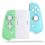 Swtich Remote Controller Compatible with Nintendo Switch/Oled/Lite, Supports Dual Vibration/Motion Control,1 Pair with Grip