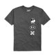 thumbnail image 1 of Camiseta básica con estampado gráfico Univibe para hombre gris extragrande, 1 of 2
