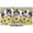 Black, White, Yellow, Green, variant on TV Cover Indoor, Farmhouse Sunflowers Stretch TV Dust Cover Television Screen Protector, Country Cow Animal Skin Brown Wooden Elastic Polyester Display Covers, Monitor Slipcover for LED TVs 24 Inch