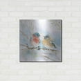 thumbnail image 3 of Luxe Metal Art 'Bluebird Pair in Spring' by Katrina Pete, Metal Wall Art, 24"x24", 3 of 8