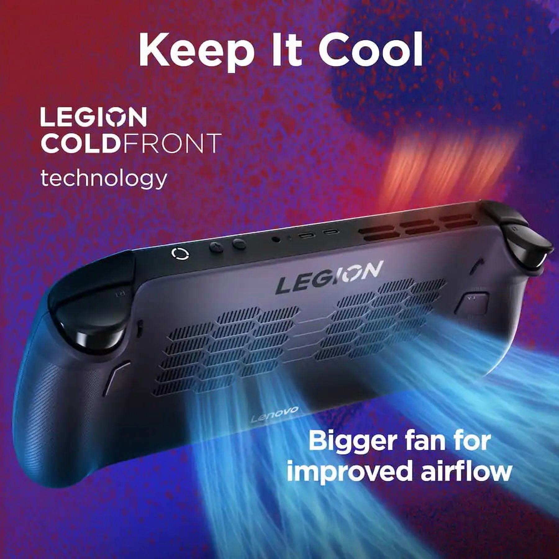 Lenovo Legion Go S Gaming Handheld Consoles, Windows 11 Home, 120Hz 8 inch IPS LCD Touch Screen, AMD Ryzen Z2 Go, 16GB RAM LPDDR5X 1TB SSD, with 5AVE 3-in-1 Kit