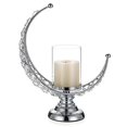 thumbnail image 1 of Moon Shaped Candle Holder Crystal Candlestick Candle Holder, 1 of 5