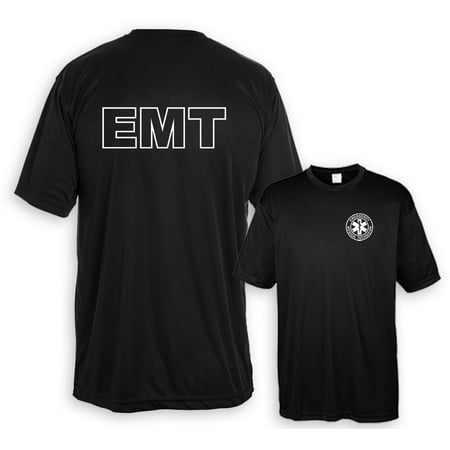 Emt Uniform - Performance Shirt EMT White Logo F&B