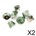 thumbnail image 1 of Dados poliédricos,Juego de dados poliédricos con bolsa de doble color,D4 D6 D8 D10 D12 D20 Accesorios para juegos de dados de rol,Juegos de mesa de 7 dados Juego de dados de múltiples caras, 1 of 4