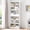 Warm White, variant on IOTXY Wooden Open Display Bookcase - 71" Height 10 Cubes Freestanding Storage Bookshelf with Drawer, Warm White