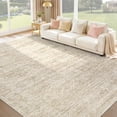 thumbnail image 2 of Washable Rug 8x10 Area Rugs: Modern Geometric Rugs for Living Room Non Slip Soft Low Pile Moroccan Indoor Carpet for Bedroom Nursery Dining Room Home Office Beige 8'x10', 2 of 7