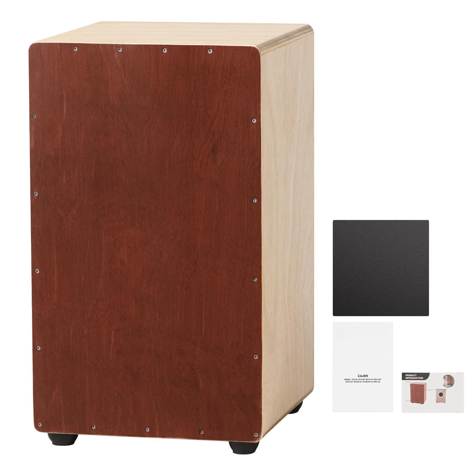 Pyle PCJD18 - Stringed Jam Cajon - Wooden Cajon Percussion Box