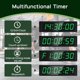 thumbnail image 2 of Cronómetro digital Timer YZ Gym con cronómetro y cuenta regresiva con soporte, 2 of 6
