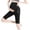 Black, variant on QIUOMBBP Pregnancy Pants Five-inch Summer Wear Cloud-like Maternity Belly Pants Maternity Leggings Yoga Pants Blue XL