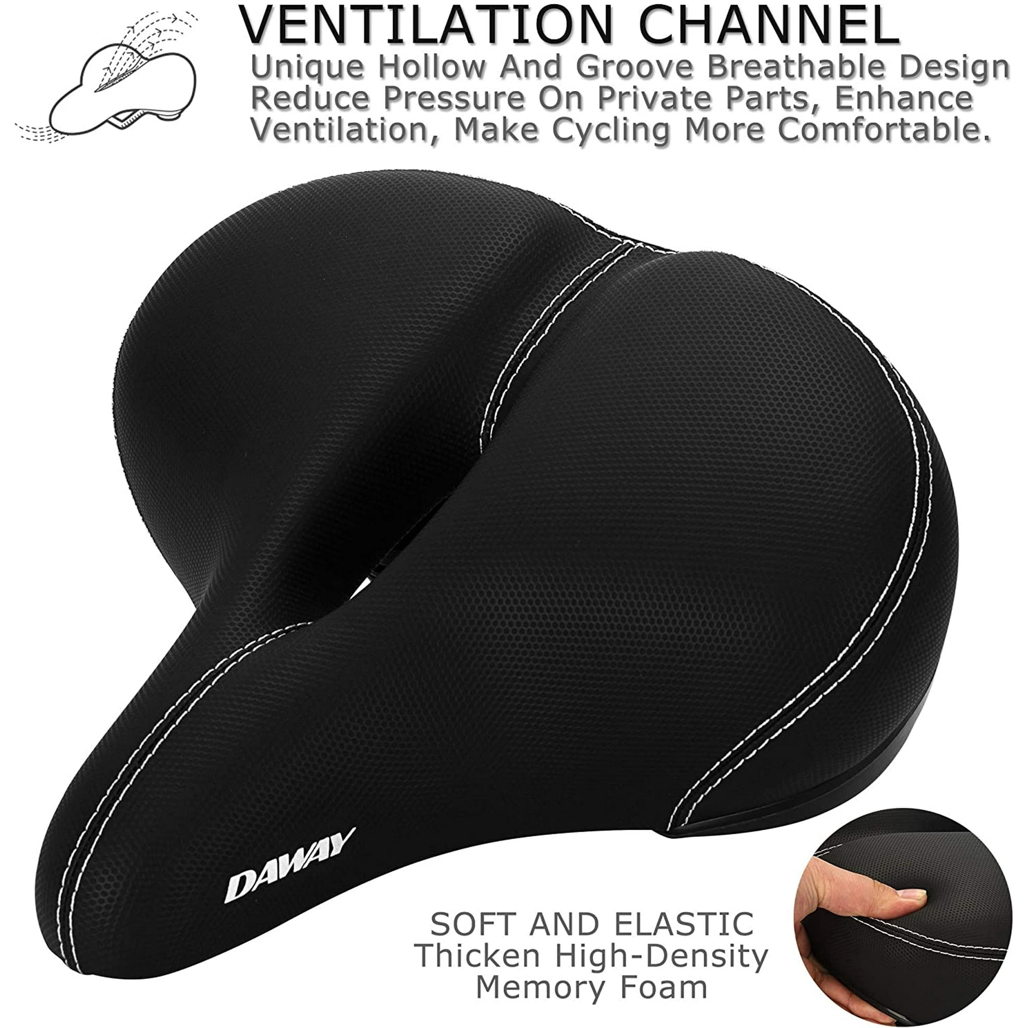 Comfortable mountain road bike seat c10 wide leather exercise bicycle saddle for men women seniors kids sale