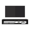 thumbnail image 4 of TV Stands With Storage, Fallston Tv Stand , Living Room, Black, Black Entertainment Centers,Engineered Wood Wooden TV Stands, Furniture Primary Living Space TV & Entertainment Furniture Fallston Tv S, 4 of 7