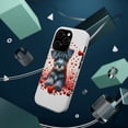 thumbnail image 3 of DistinctInk Tough Case for Apple iPhone 14 Pro MAX (6.7" Screen), Compatible with MagSafe Charging - Valentine's Day Kerry Blue Terrier Puppy, 3 of 6
