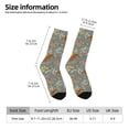 thumbnail image 2 of Rocae Dachshund Dog Bird for Adult Socks Casual Athletic Stretchy Loose Socks for Women Men Non-Slip Middle Tube Socks, 2 of 6