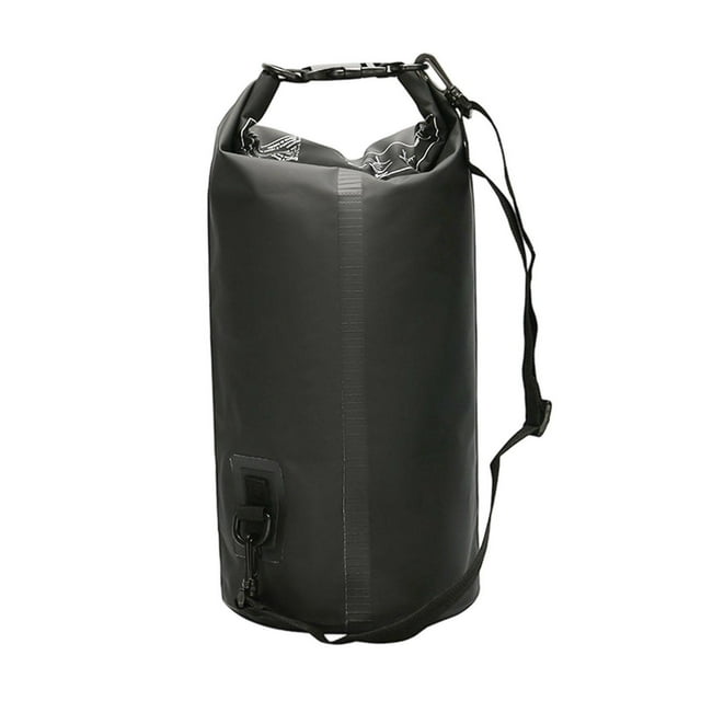 Bolsa seca impermeable, multifuncional, hermética, ligera, para almacenamiento , para mujeres y hombres, para viajes, navegación, esquí, negro