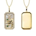 thumbnail image 4 of Birdeem Collier 12 Constellations avec Diamants et Pierres Colorées Collier Zircon 12 Constellations, 4 of 5
