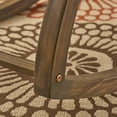 thumbnail image 6 of GDF Studio Kelsey Outdoor Acacia Wood Rocking Chair with Footrest, Gray Finish, 6 of 14