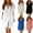 White, variant on HAOTAGS Women Swimsuits,Breathable Loose Fit Cover-Up Bikini Beachwear White L
