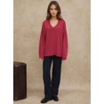thumbnail image 5 of Thick Knit V-neck Sweater, 5 of 6