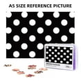 thumbnail image 6 of Kll Black And White Polka Dot - 300 Piece Jigsaw Puzzle For Adult And Teenagers Family Educational Game Toys 300pcs, 6 of 9