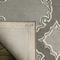 thumbnail image 4 of SAFAVIEH Bella Kaitlyn Geometric Circles Wool Area Rug, Grey/Light Grey, 6' x 9', 4 of 7