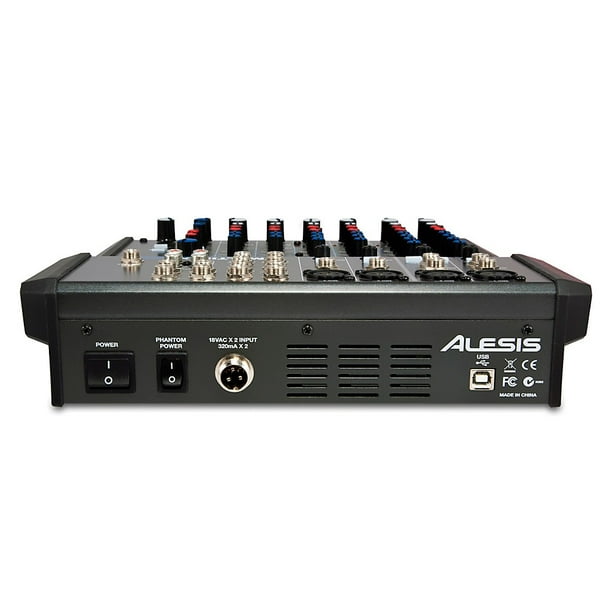 Alesis 8 USB 2.0 FX 8-Channel Mixer with FX and 24-bit recording - Walmart.com