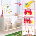 thumbnail image 4 of Móvil De Cuna Musical Para Bebé Con Juguetes Giratorios Colgantes Luces De Control Remoto Función De Proyector Caja De Música Sonajeros De Dibujos Animados Para Bebés Niño Niña 0-24 Meses Recién Nacid, 4 of 5