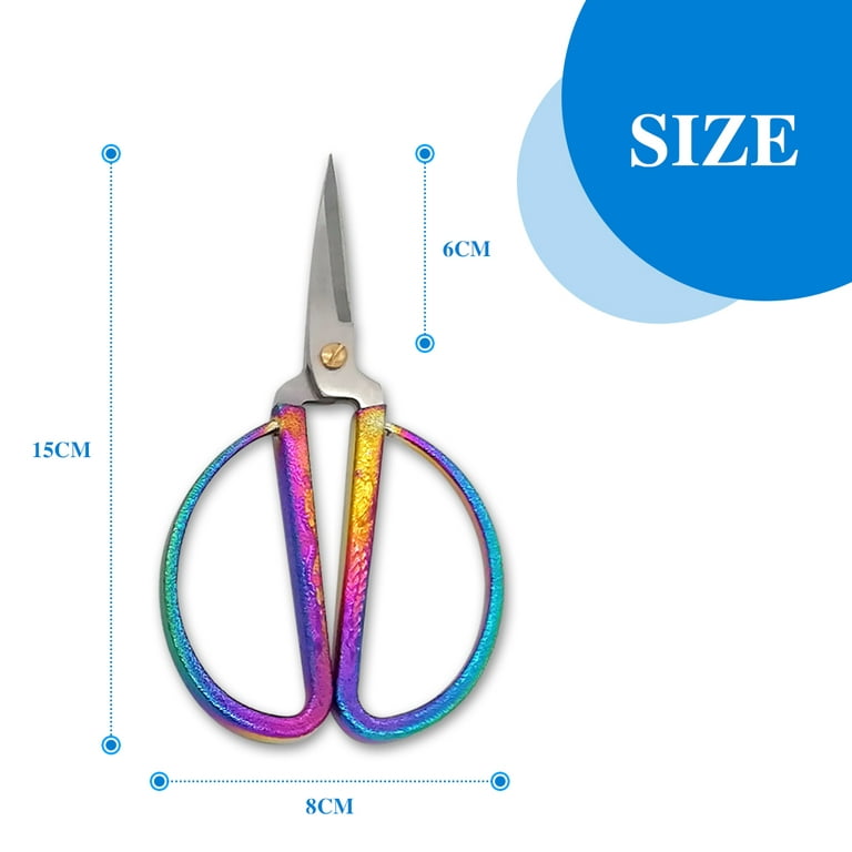 LIVINGO 6'' Professional Forged Fabric Scissors, Precision Tailor Small  Scissors Heavy Duty, Sharp Stainless steel Sewing Shears for Crafting  Supplies