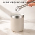 thumbnail image 6 of Ozark Trail 10oz Ceramic Lined Stainless Steel Lowball Tumbler with Magnetic Tritan Transparent Slider Lid, Teddy Bear, 6 of 16