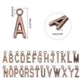 thumbnail image 2 of Alloy Metal Alphabet Letter Pendant A-Z Alphabet Bead for DIY Craft Wristbands Necklace(Red Copper,6 Sets/156pcs), 2 of 5