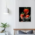 thumbnail image 4 of Nawypu Modern Fruit Wall Art Kitchen Wall Decor, Strawberries Lemon Orange Pineapple Watermelon Grape Canvas Art Prints, Fruit Posters for Dining Room Bar Kitchen Home Decor,, 4 of 5